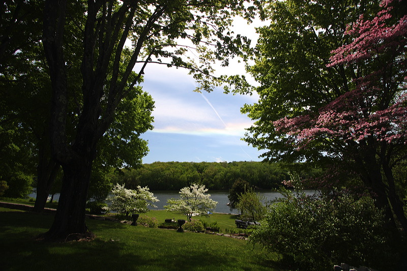 Lake and grounds of the property.